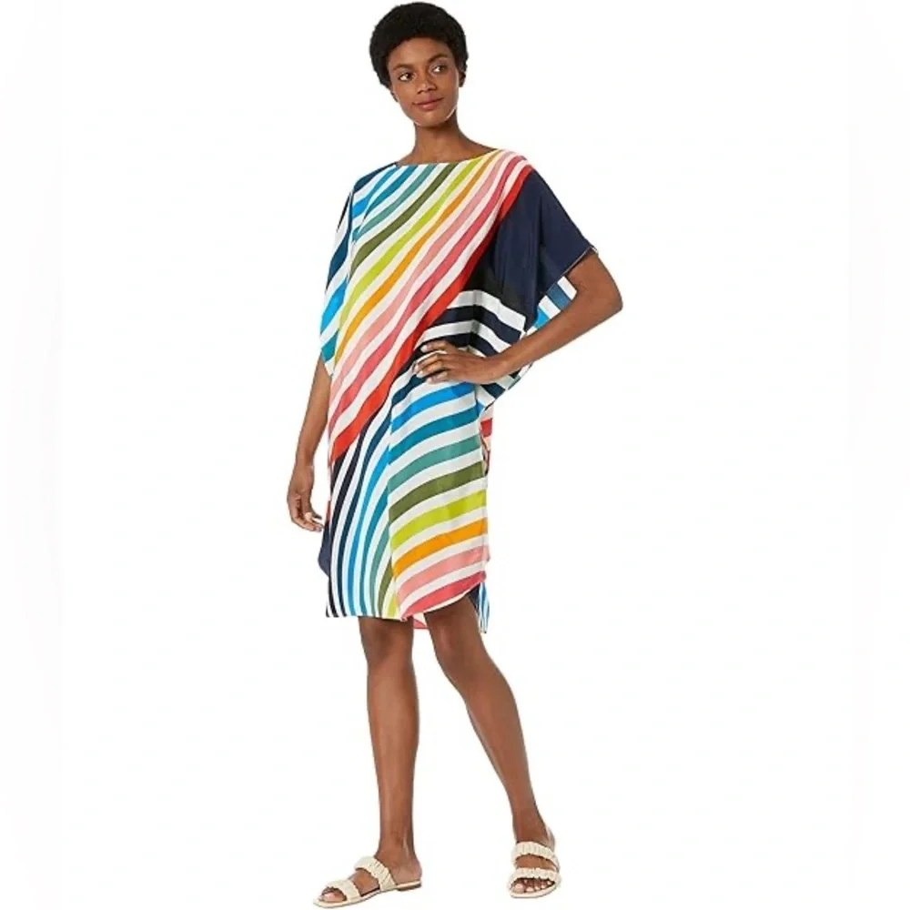 Trina Turk Amaris Global Dress Silk - Picture 10 of 11